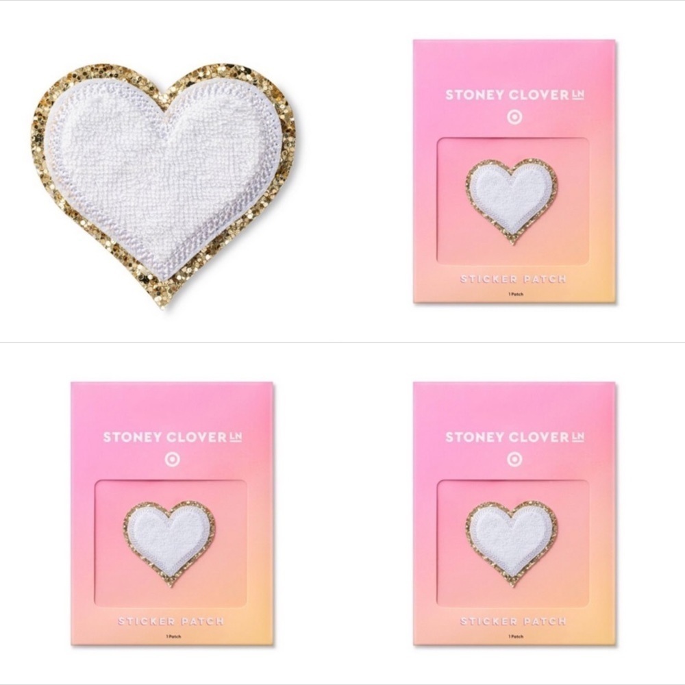 Stoney Clover Lane X Target white heart patch